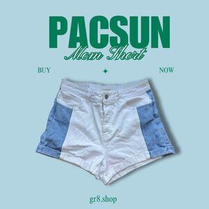 Pacsun Mom Shorts Denim Blue Size 28